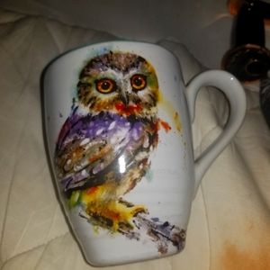 "Saw Whet Owl" Vintage Mug